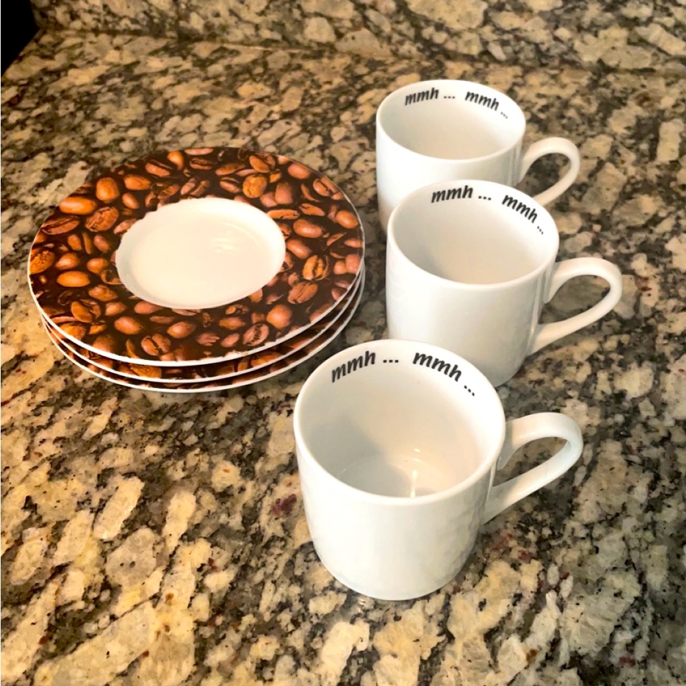 Konitz espresso cup and saucer kit-like new!